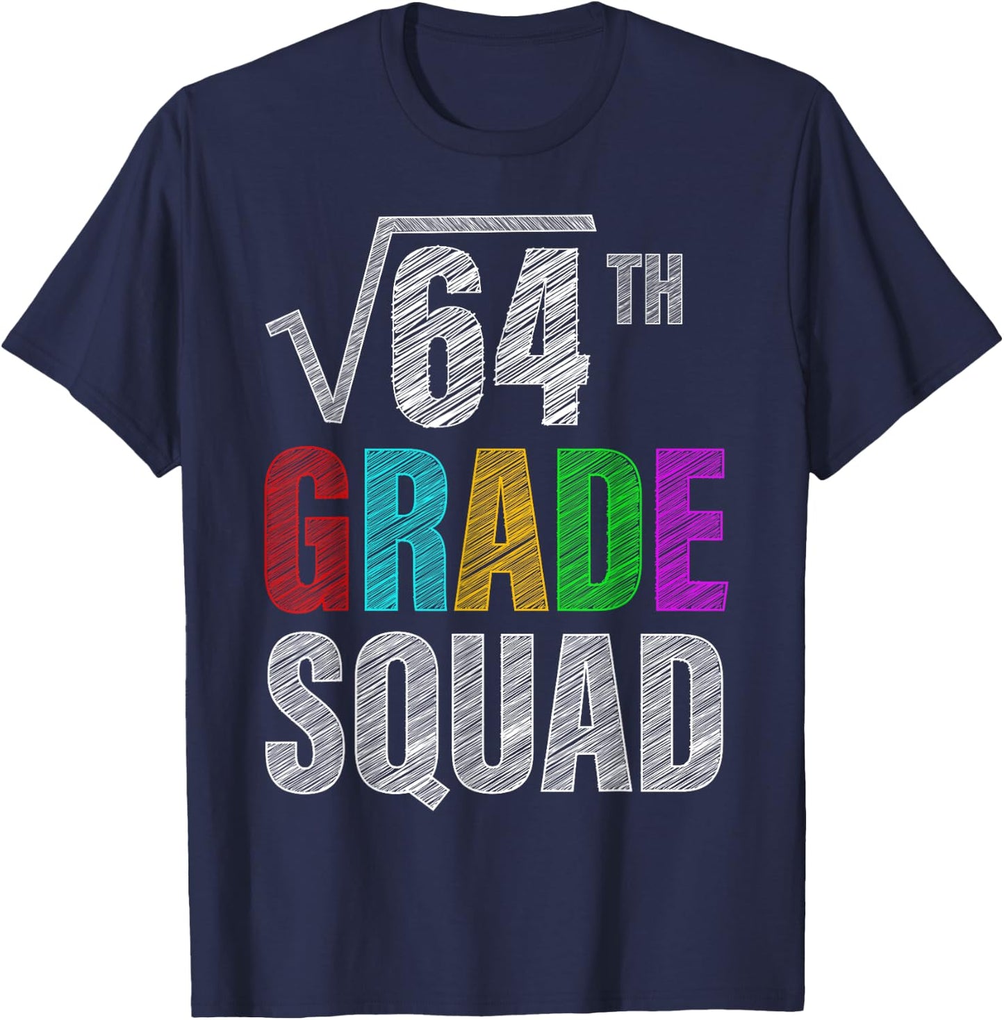 8th Grade Squad | Math Teachers Students Back To School Women Kids T-Shirt - T-Shirt | Navy