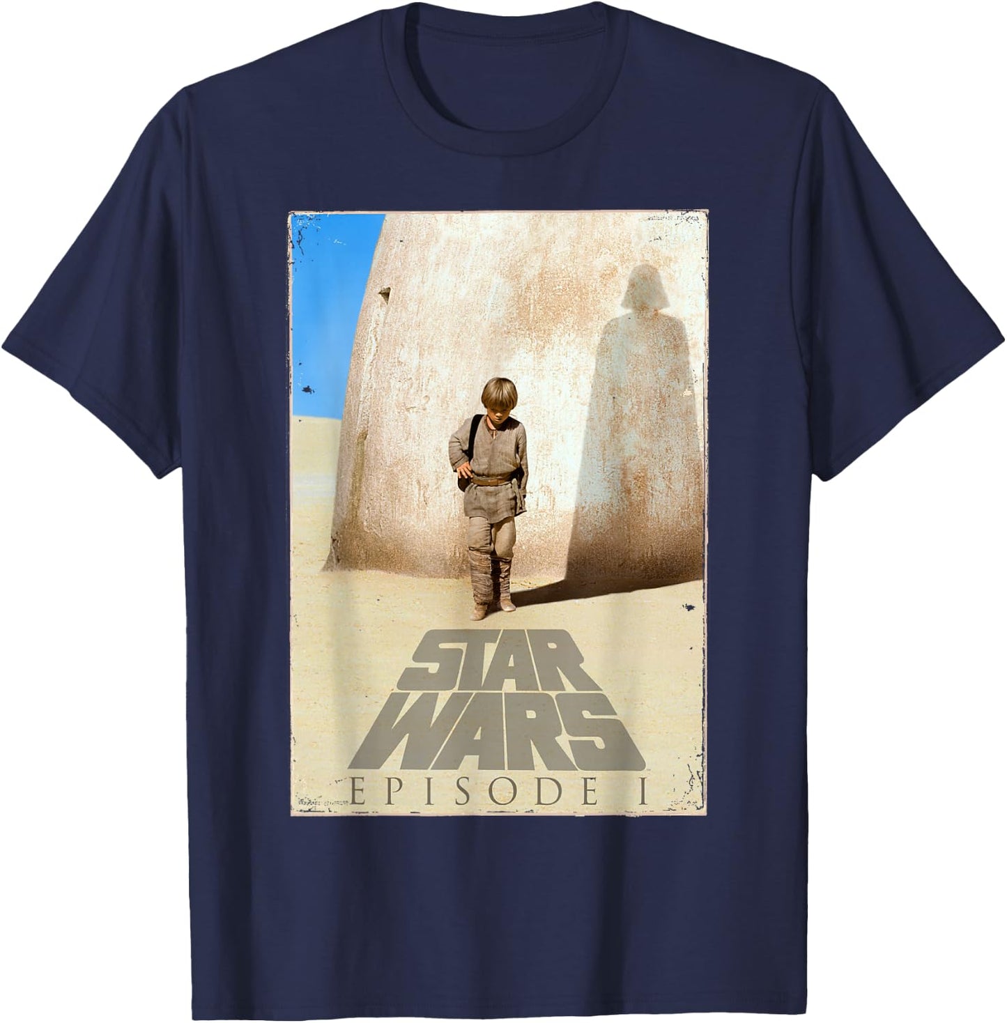 Star Wars The Phantom Menace Anakin Poster Graphic T-Shirt - T-Shirt | Navy
