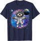 Schnoodle In Space, Astronaut Schnoodle T-Shirt - T-Shirt | Navy