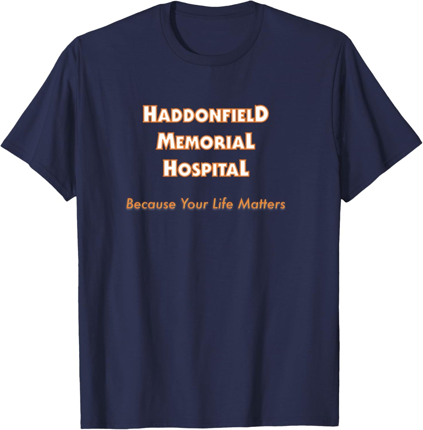 Haddonfield Memorial Hospital Halloween-Inspired L/S T-Shirt - T-Shirt | Navy