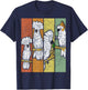 Retro Cockatoo Black T-Shirt - T-Shirt | Navy