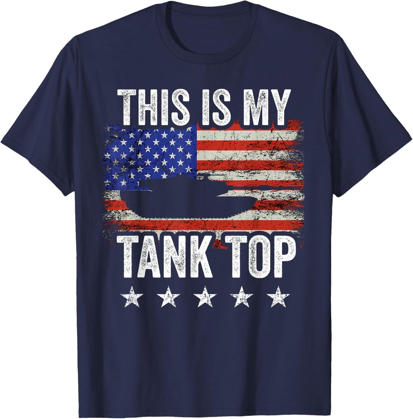 M1 Abrams Tank American Main Battle Tank T-Shirt - T-Shirt | Navy