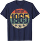 Best Of 1965 60th Birthday Gifts Women 60 Year Old T-Shirt - T-Shirt | Navy