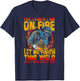 Yes I Know I'm On FIre Let Me Finish This Weld T-Shirt - T-Shirt | Navy