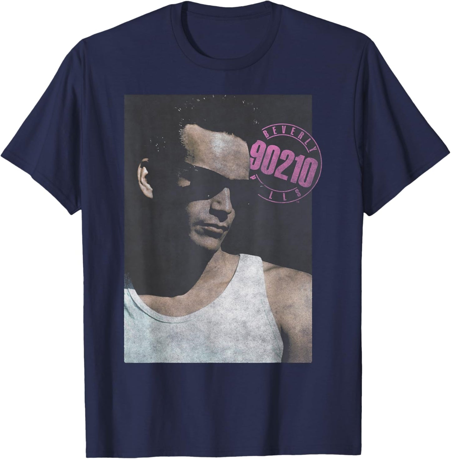 Beverly Hills 90210 Dylan McKay Beach Babe T-Shirt - T-Shirt | Navy