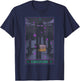 Minecraft Enderman Tarot - -Adults, Kids - Black - Short Sleeve - Cotton, Polyester - Size: Small T-Shirt - T-Shirt | Navy