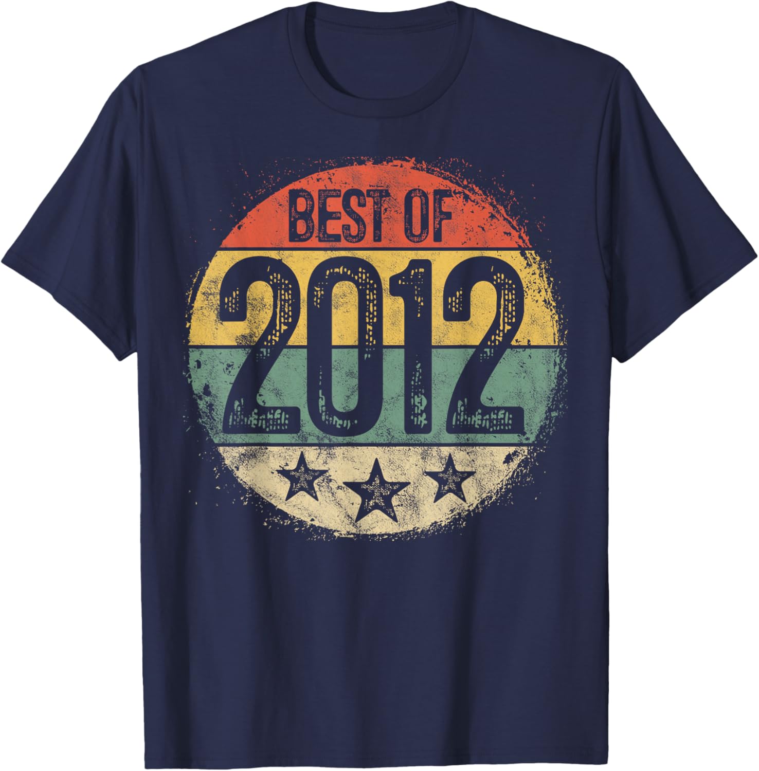 Best Of 2012 13th Birthday Gifts For Boy Girl 13 Year Old T-Shirt - T-Shirt | Navy