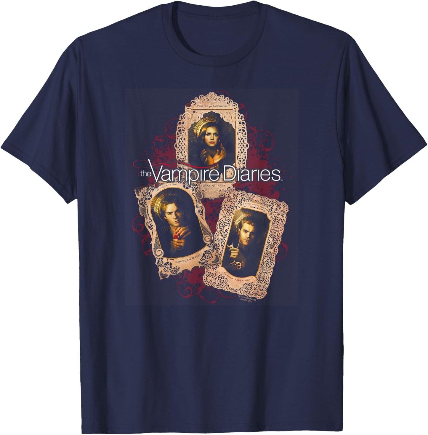 Vampire Diaries Holy Cards T Shirt T-Shirt - T-Shirt | Navy
