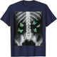 Egirl Xray Skeleton Green Butterfly Harajuku Dark Grunge Alt T-Shirt - T-Shirt | Navy