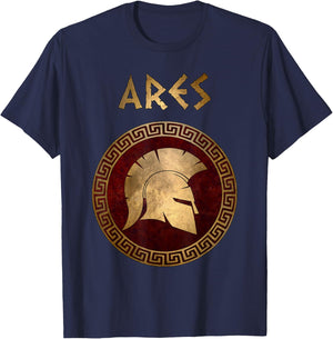 Ares Ancient Greek God T-Shirt - T-Shirt | Navy