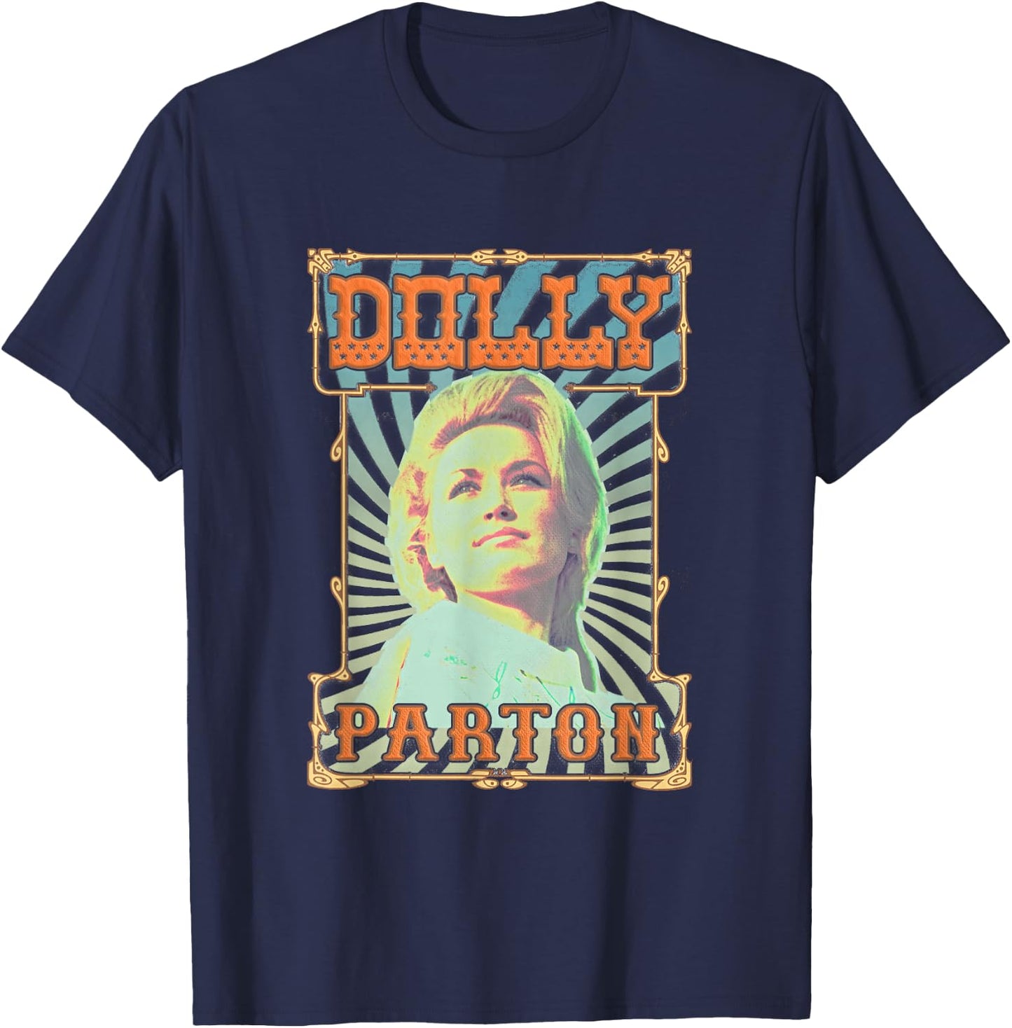Dolly Parton Vintage Print T-Shirt - T-Shirt | Navy