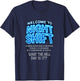Welcome to Night Shift - Funny Midnight Workers T-Shirt - T-Shirt | Navy