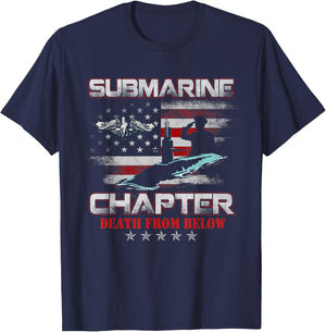 Submarine Chapter Silent Service Veteran Death From Below T-Shirt - T-Shirt | Navy