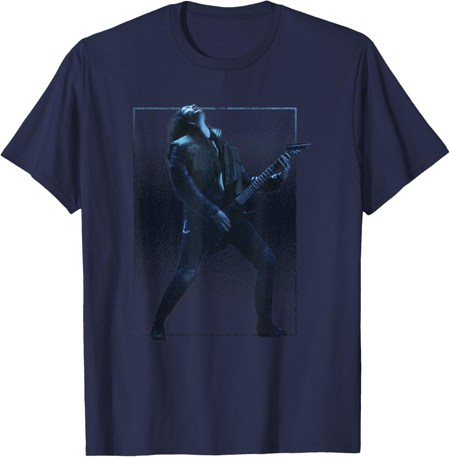 Stranger Things 4 Eddie Munson Most Metal Guitar Solo T-Shirt - T-Shirt | Navy