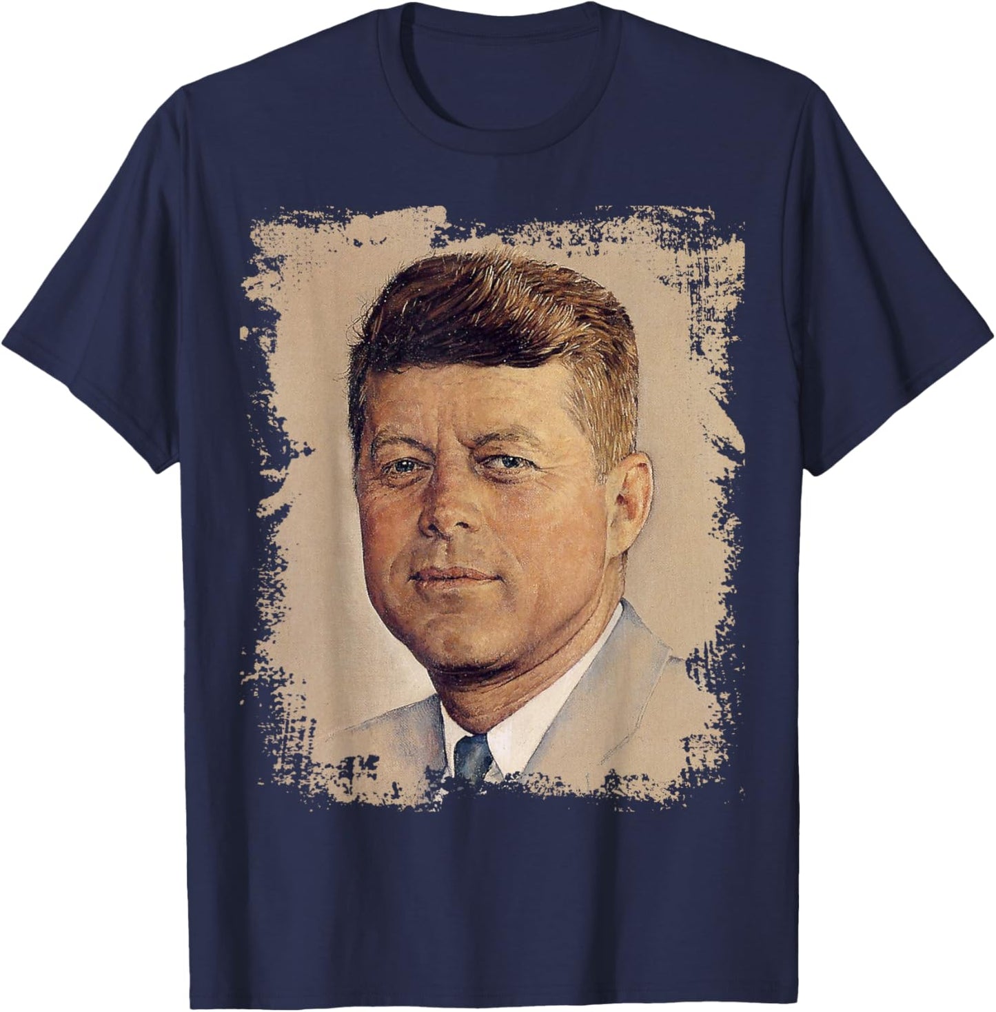 JFK John F Kennedy Presidential Souvenir President T-Shirt - T-Shirt | Navy