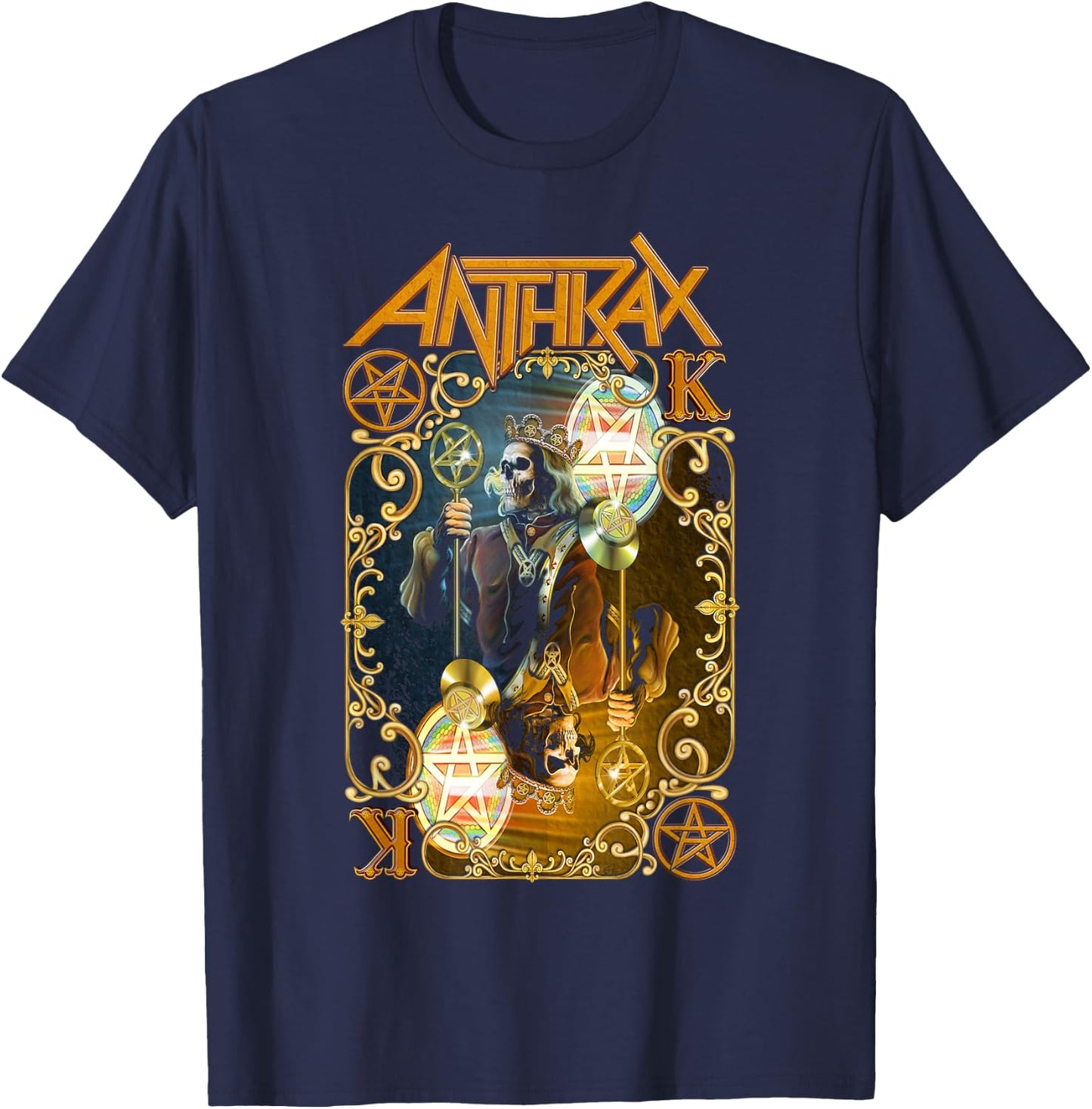 Anthrax Evil Twin T-Shirt - T-Shirt | Navy