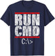 Run Cmd T-Shirt - T-Shirt | Navy