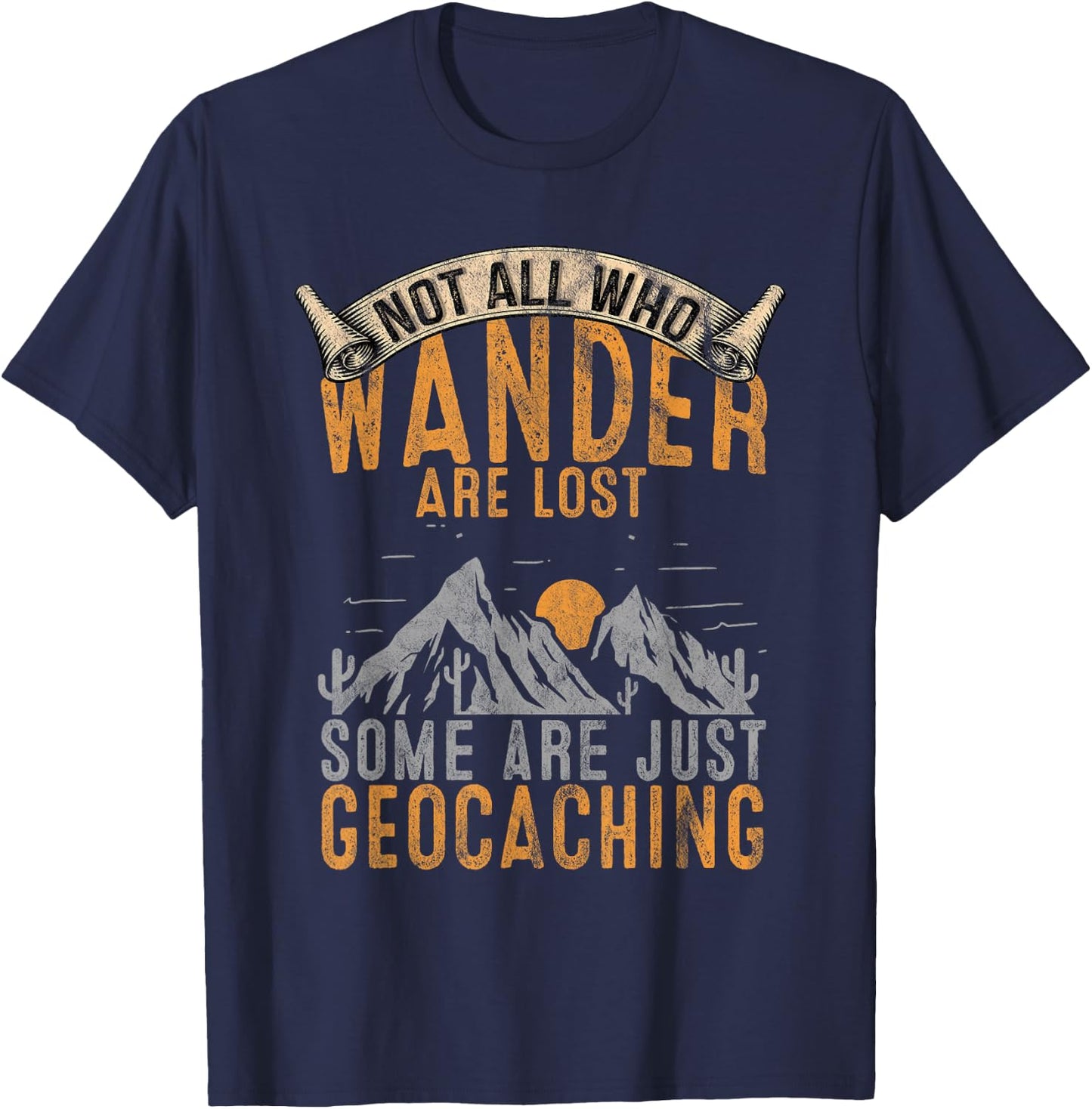 Geocache Gift Treasure Hunt T-Shirt - T-Shirt | Navy