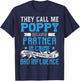 They Call Me Poppy Because Partner In Crime Fathers Day T-Shirt - T-Shirt | Navy