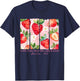 Taste And See That The Lord Is Good Christian Strawberry T-Shirt - T-Shirt | Navy