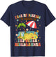 Kids Pack My Diapers I'm Going to The Beach with Grandma Vacation T-Shirt - T-Shirt | Navy
