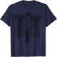 Ribcage Anatomy Print T-Shirt - T-Shirt | Navy