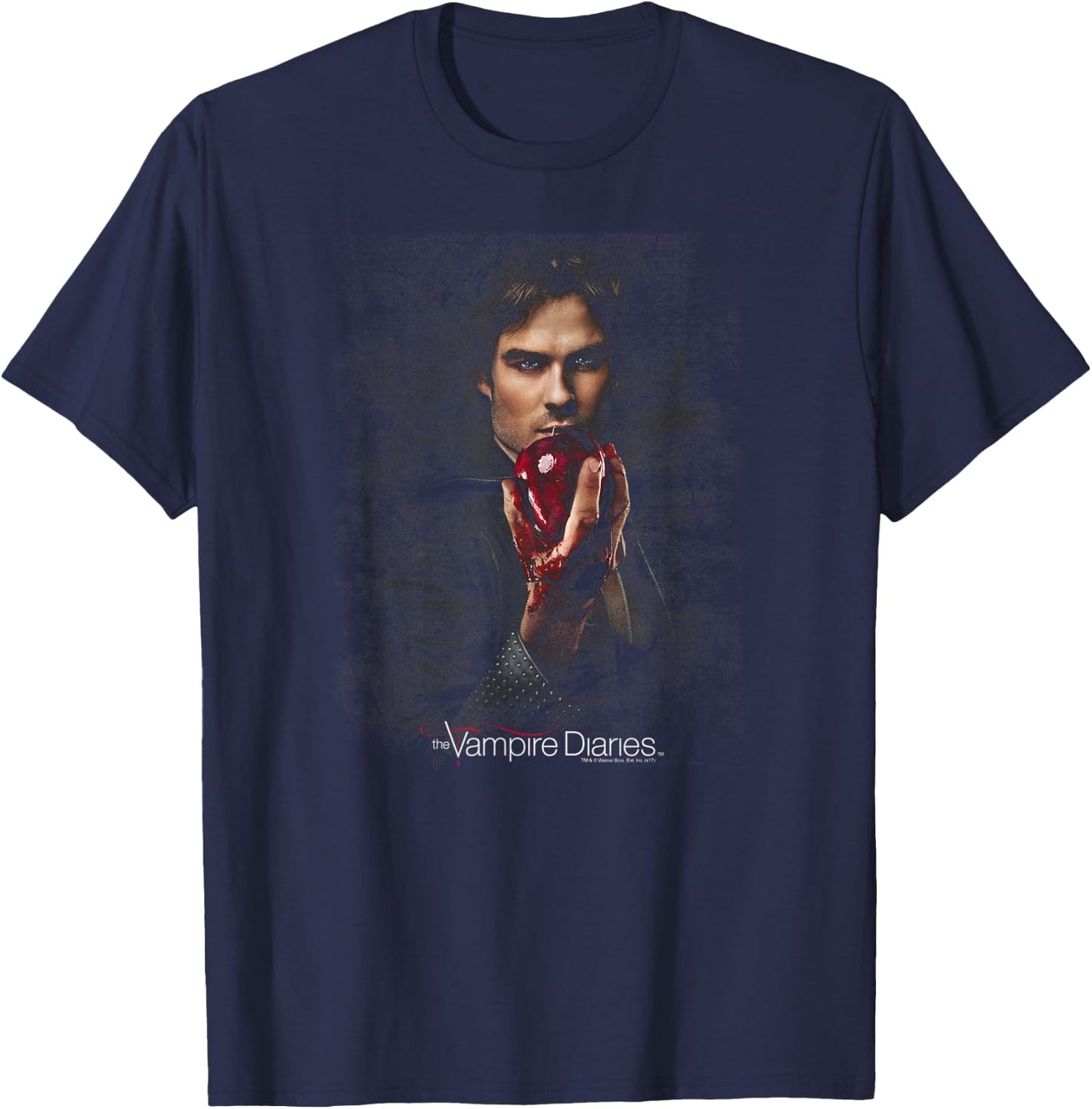 Vampire Diaries Damon Fruit Small T-Shirt - T-Shirt | Navy