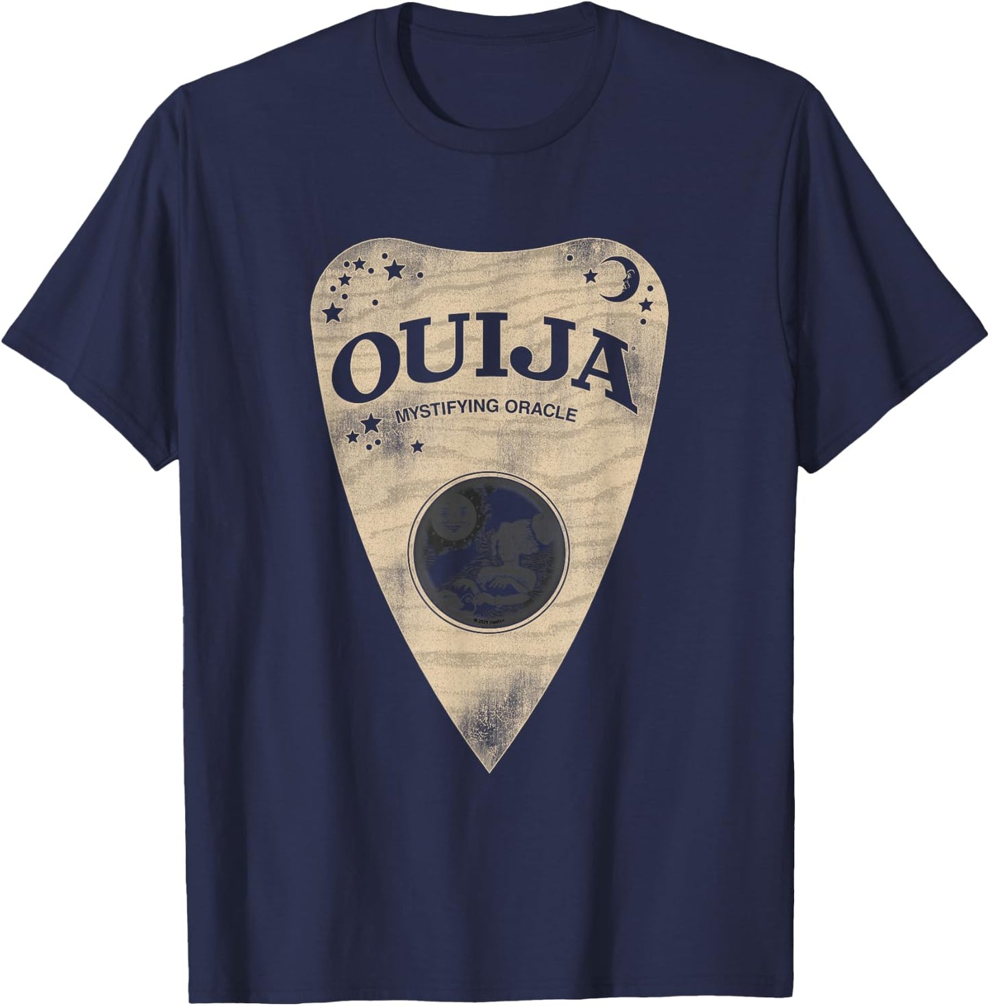 Ouija Planchette of Spirits T-Shirt - T-Shirt | Navy