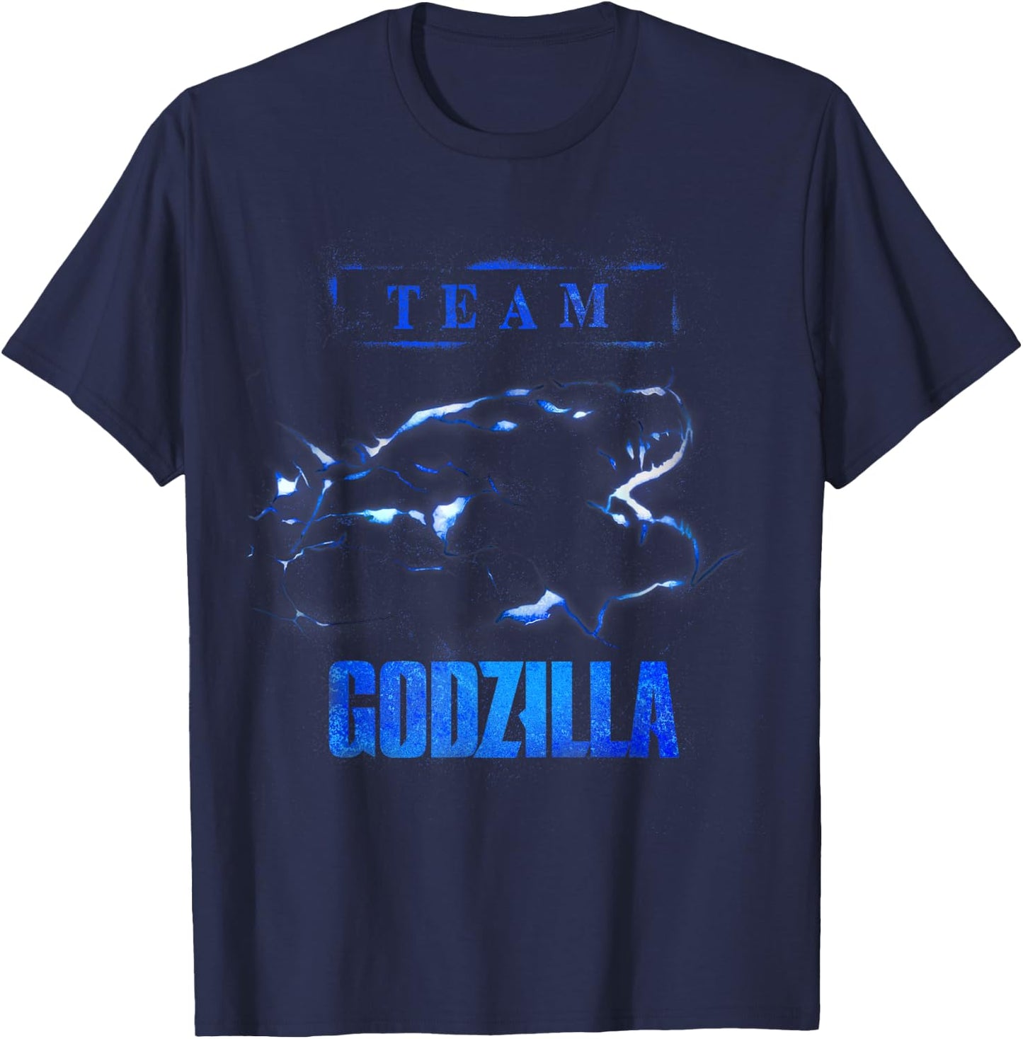 Godzilla vs Kong - Official Team Godzilla Monarch T-Shirt - T-Shirt | Navy