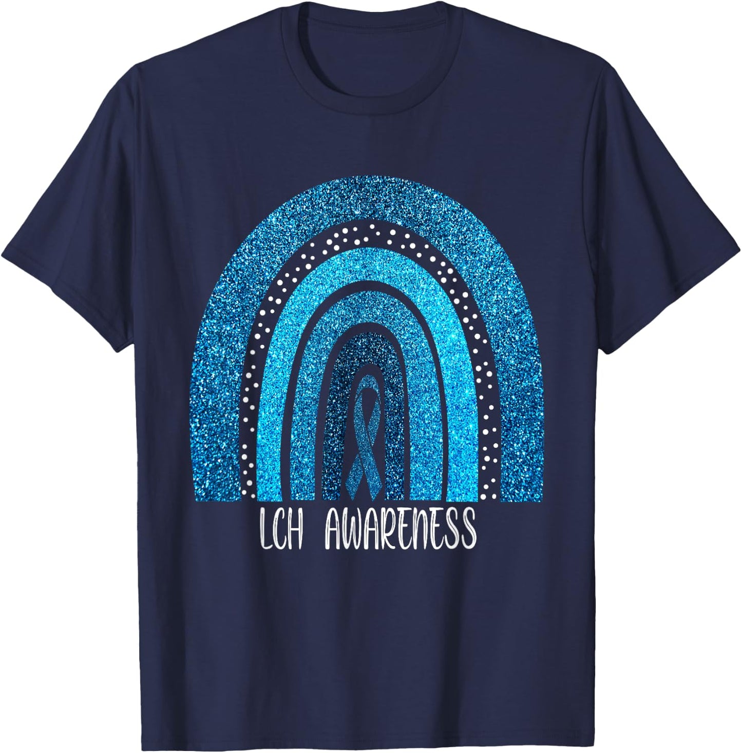 Langerhans Cell Histiocytosis awareness rainbow T-Shirt - T-Shirt | Navy