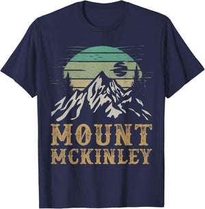 Mt. McKinley National Park Merch Hiking Mount Mc Kinley T-Shirt - T-Shirt | Navy
