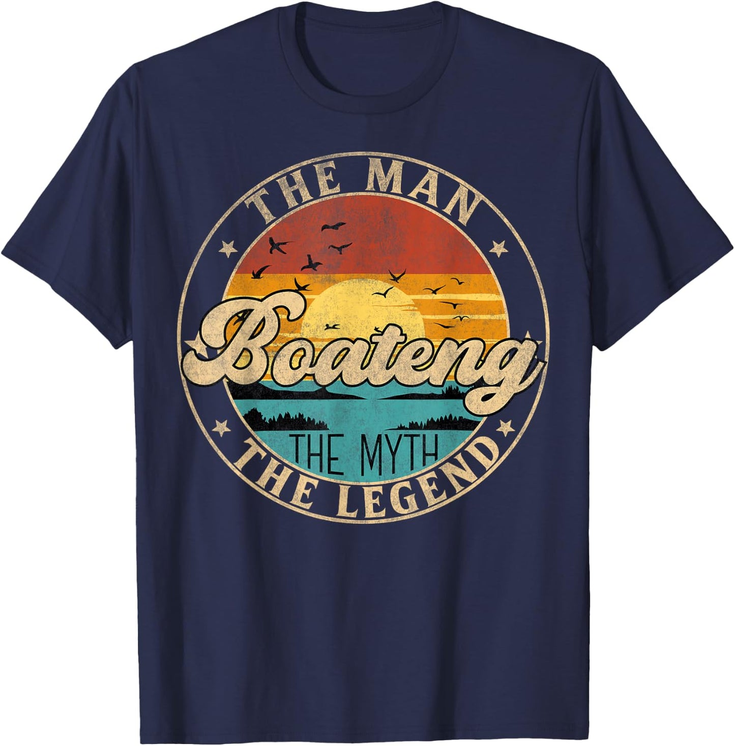 BOATENG The Man The Myth The Legend First Name T-Shirt - T-Shirt | Navy