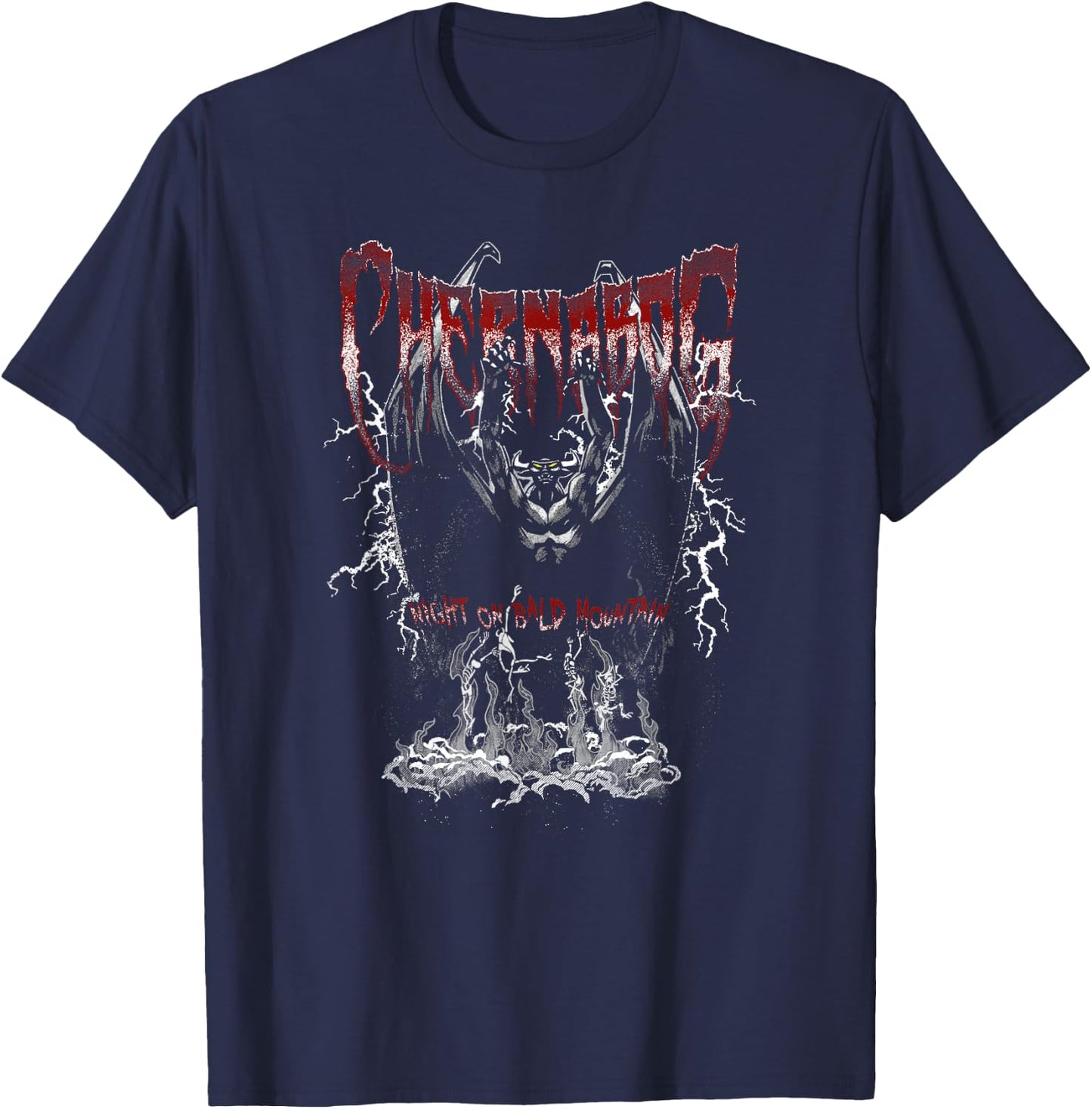 Disney Villains Chernabog Night On Bald Mountain Alternate T-Shirt - T-Shirt | Navy