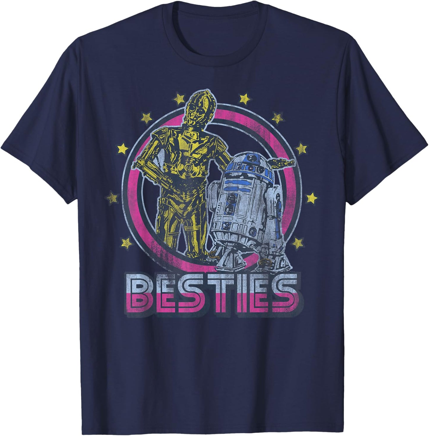 Star Wars The Best Of Besties T-Shirt - T-Shirt | Navy
