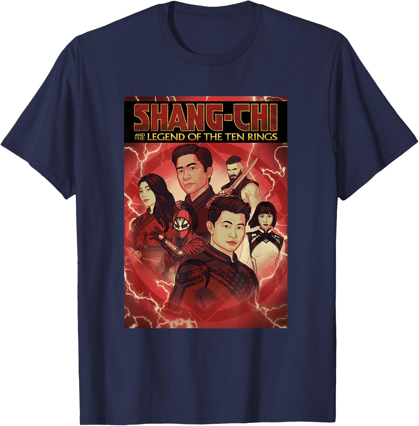 Marvel Shang-Chi Comic Cover T-Shirt - T-Shirt | Navy