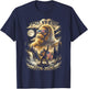 250 Years Bigfoot Howling Moon American Flag T-Shirt - T-Shirt | Navy