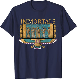Persia Ancient Civilizations Persian Immortals Symbol T-Shirt - T-Shirt | Navy