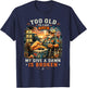 Too Old to Care Club Don't Care My Give A Damn is Broken T-Shirt - T-Shirt | Navy