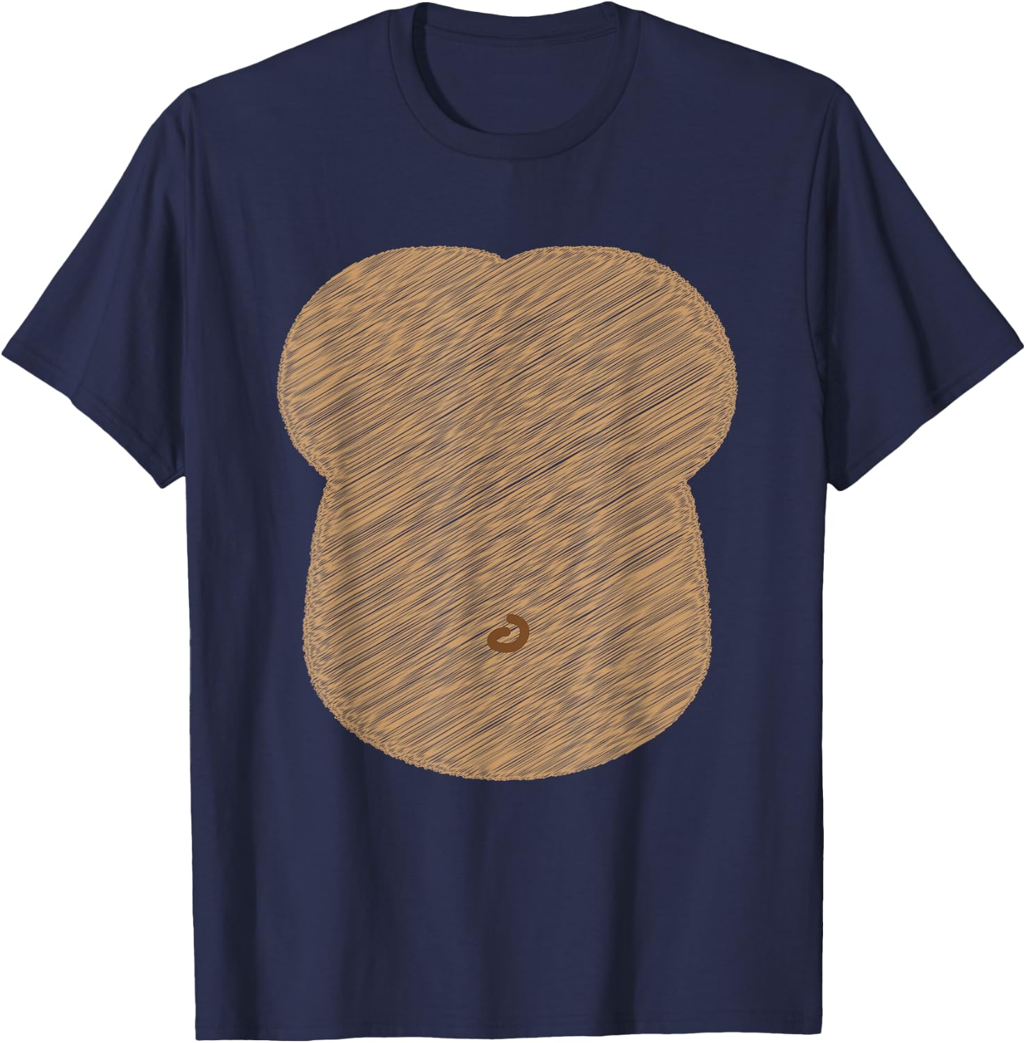 Cute Animal Halloween Gorilla Chest Costume Monkey boy girl T-Shirt - T-Shirt | Navy
