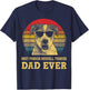 Best Parson Russell Terrier Dad Ever Dog Lover Retro Vintage Women Kids T-Shirt - T-Shirt | Navy