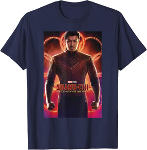 Marvel Shang-Chi Legend Poster T-Shirt - T-Shirt | Navy