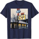 Twin Peaks Double R Diner Vintage Picture T-Shirt - T-Shirt | Navy