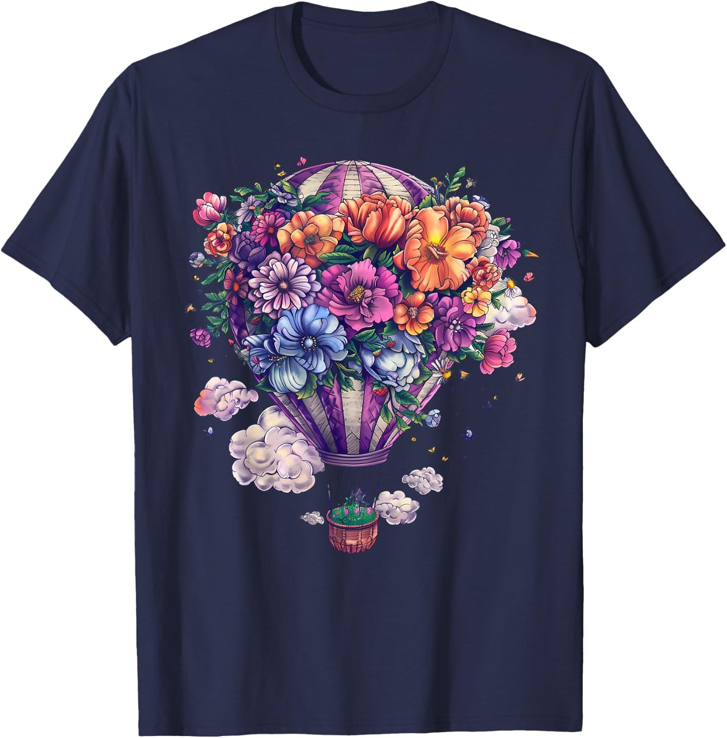 Hot Air Balloon Ride Festival Hot Air Ballooning T-Shirt - T-Shirt | Navy