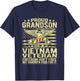 Freedom Isn't Free Proud Grandson Of A Vietnam Veteran Gift T-Shirt - T-Shirt | Navy
