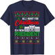All I Want For Christmas Is A New President Xmas Sweater T-Shirt - T-Shirt | Navy
