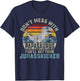 Matching Family Saurus Rex Gift Store Don't Mess With Papasaurus You'll Get Jurasskicked Papa T-Shirt - T-Shirt | Navy