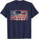American Flag Paratrooper Airborne Division T-Shirt - T-Shirt | Navy