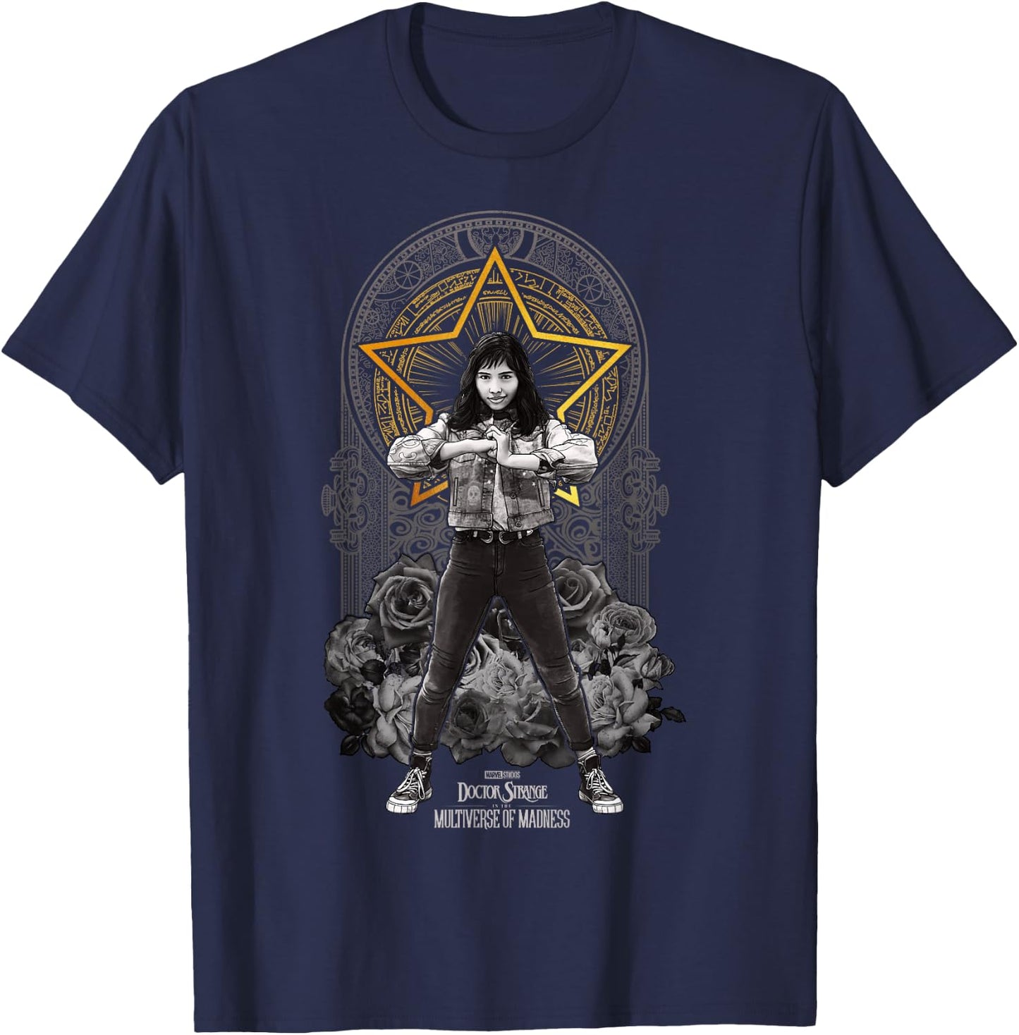 Marvel Doctor Strange In The Multiverse Of Madness Star T-Shirt - T-Shirt | Navy