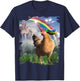 Awesome Unicorn Chicken Rainbow Chickicorn Funny T-Shirt - T-Shirt | Navy