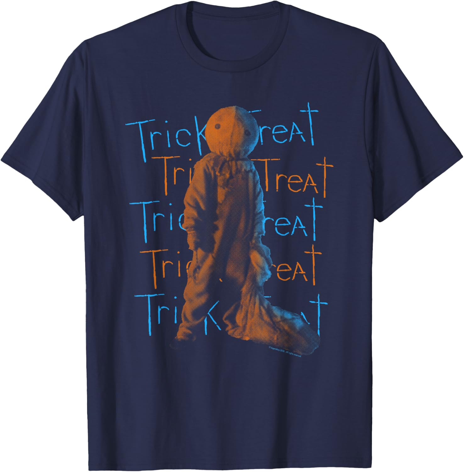 Trick 'r Treat Sam with Repeat Logo T-Shirt - T-Shirt | Navy